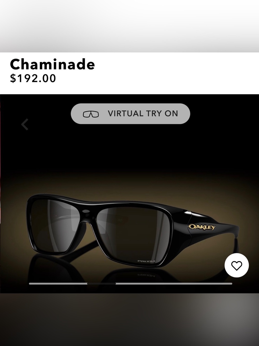 Oakley Chaminade Prizm Black 0009492 brand new with box and dust bag- brand new!